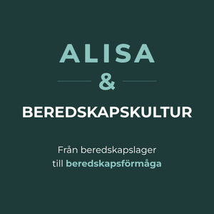 Från beredskapslager till beredskapsförmåga – nytt samarbete mellan Alisa Medtech och BEREDSKAPSKULTUR.